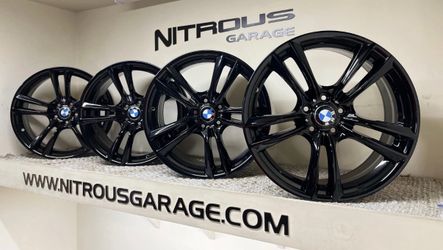20" BMW OEM Factory F07 F01 F02 7 Series 760i Style 303M Wheels Gloss Black 80E