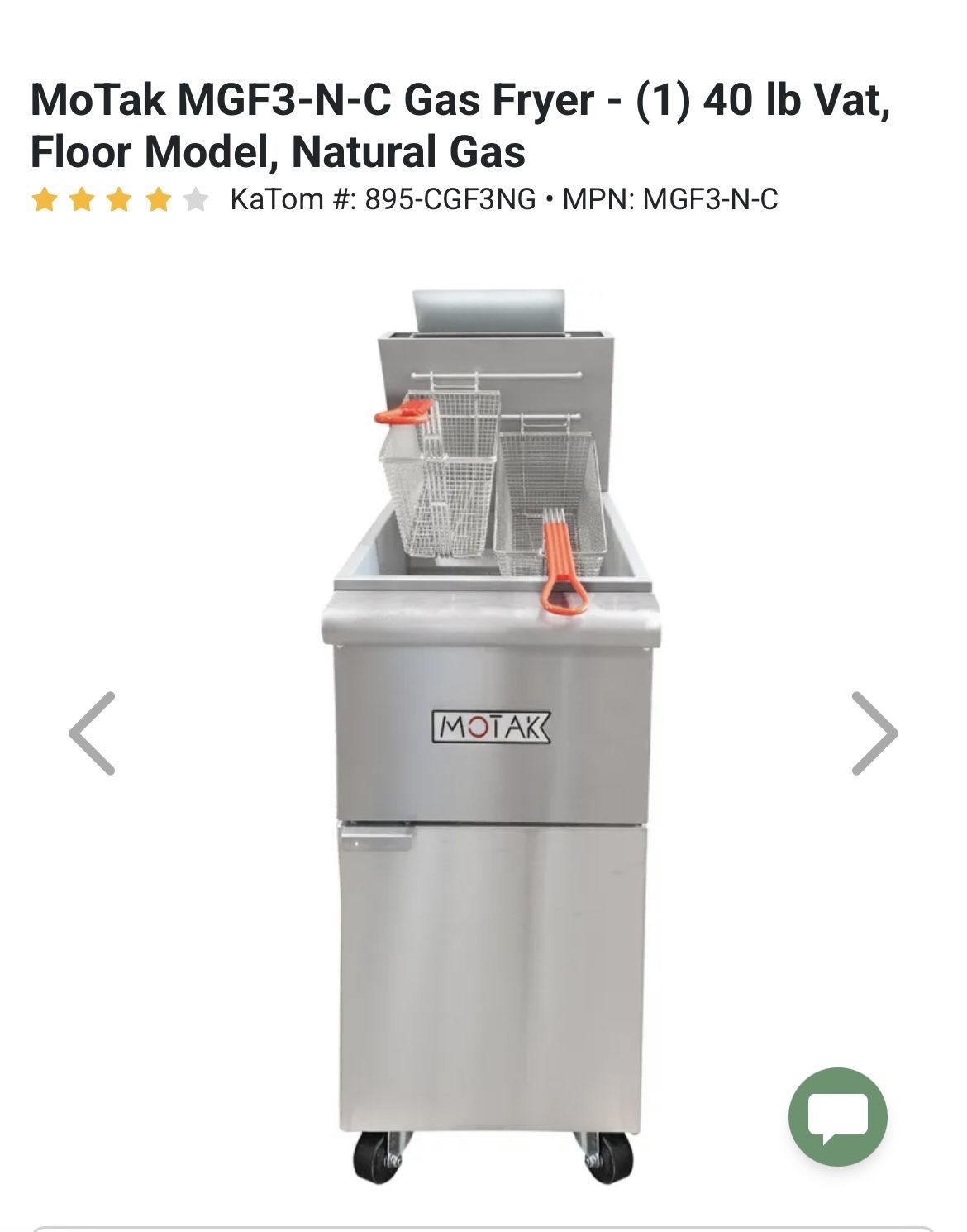 Deep Fryer Motak