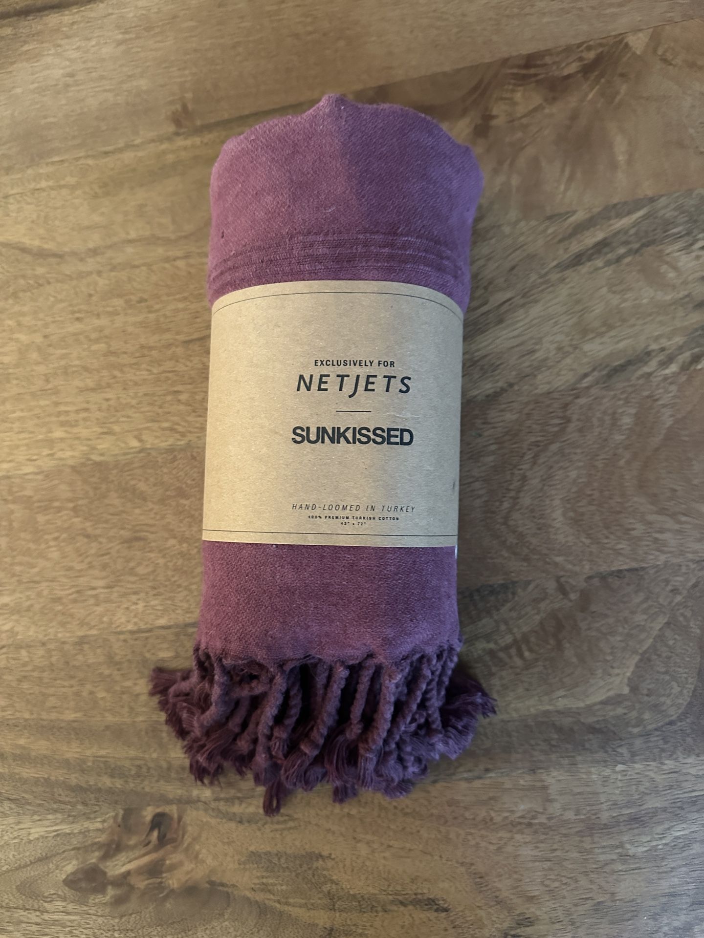 Sunkissed for NetJets - Turkish Cotton Beach Blanket