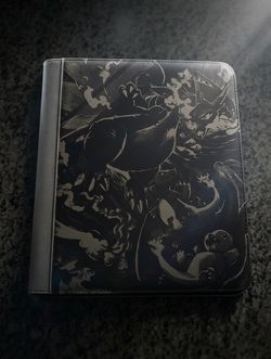 Mega Charizard  X SIR Pokemon Toploader Binder Engraved Custom
