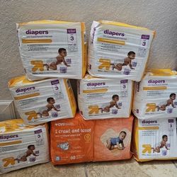 New Size 3 Baby Diapers 284 Count