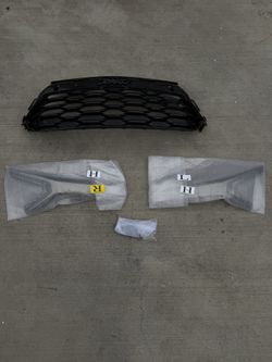 2024-26 CHEVROLET TRAILBLAZER RS GLOSS BLACK CHROME FRONT BUMPER GRILLE AFTERMARKET 