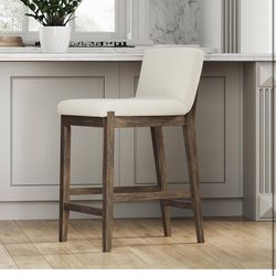 Nathan James Counter Height Bar Stool Dark Brown