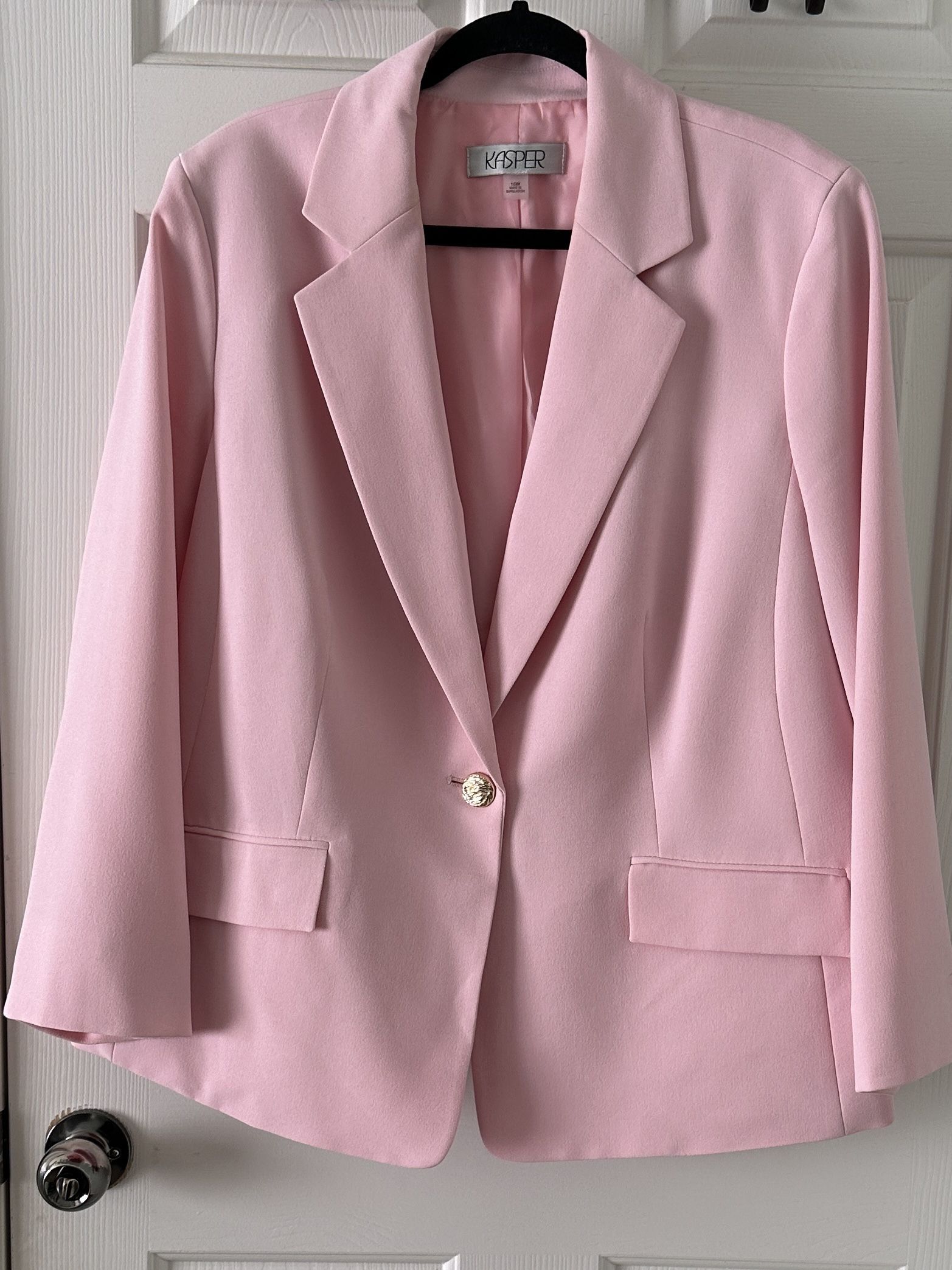 Plus Size Notch Collar Blazer. Size 16W.