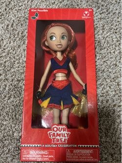 Disney Store exclusive Kim Possible "Our Family Tree: A Holiday Celebration" 10-inch doll.