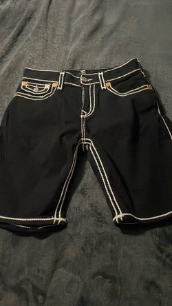 Black true religion Jean shorts