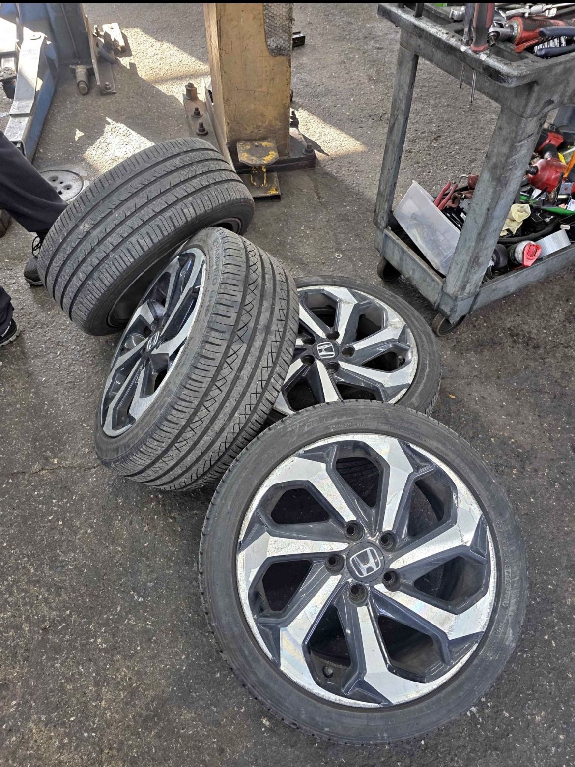 17” Accord/ Civic  rims and tires