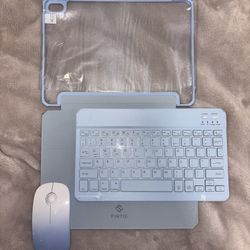 NEW case + keyboard + wireless mouse for IPad Air 11-inch 2024