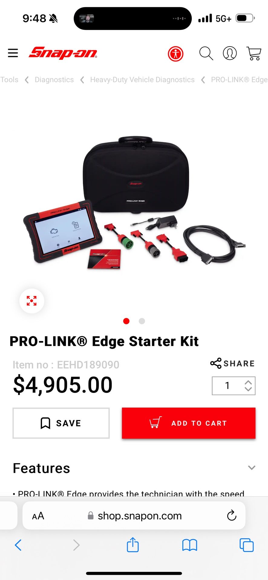 Snap On Scanner For Big Trucks N Cars 