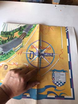 Map of Disney Land 1966 “EXCELLENT” condition