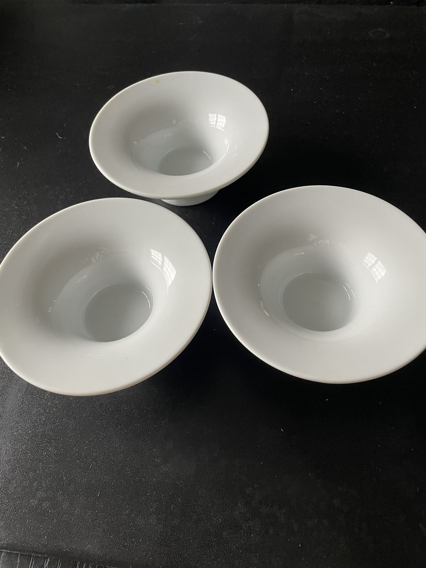 Ikea Set Of 3 Porcelain Glazed Candle Holder