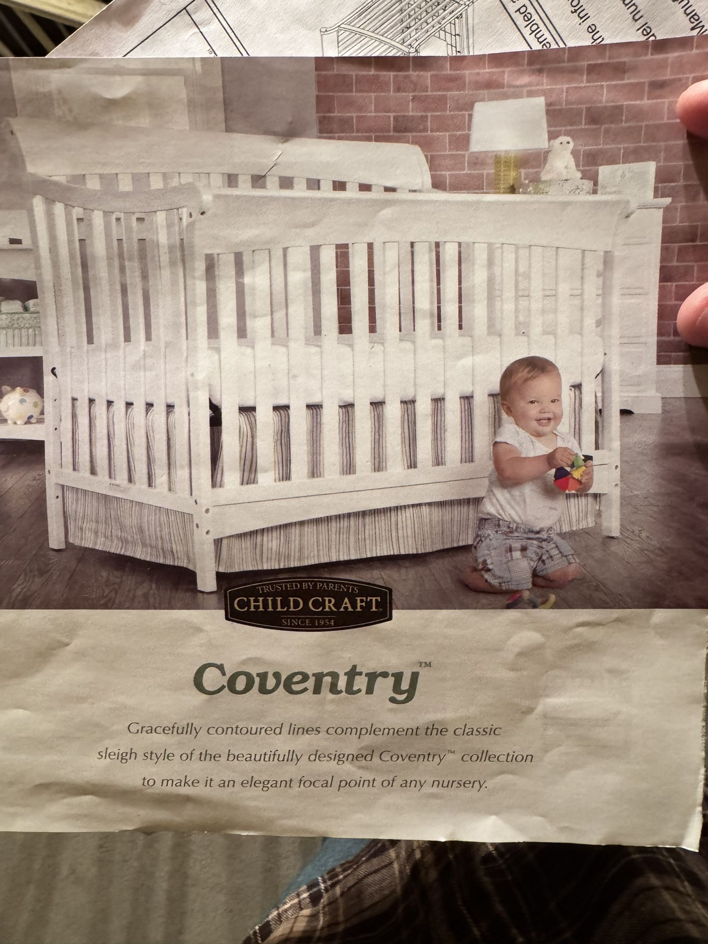 Child Craft Coventry Childs Crib 2 In 1