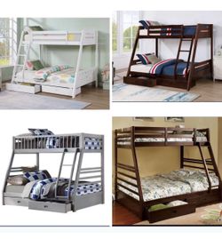 Bunk Bed full and twin not including mattress