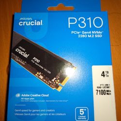 Crucial M.2 2280 SDD 4TB