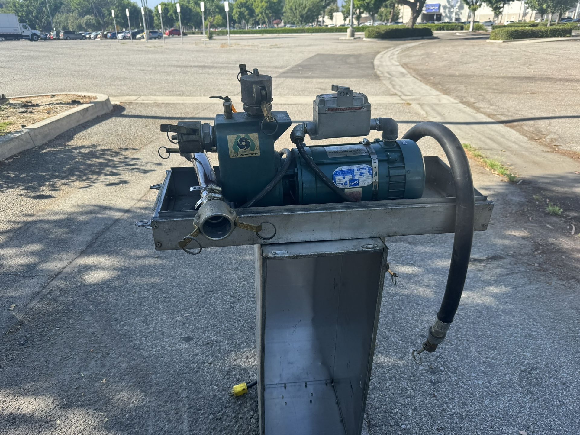 ITT Marlow Gas Or Diesel Pump (Model:1/2H15EC ) with Doerr 3/4HP Motor