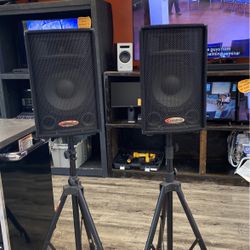 Harbinger Pro Line PA System (pair)