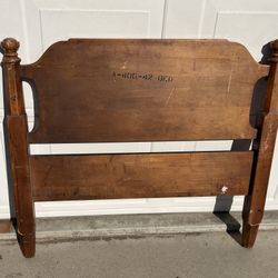 Twin bed Head And Foot Board Maple 