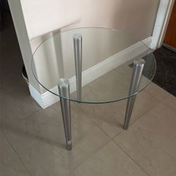 Glass Side Table