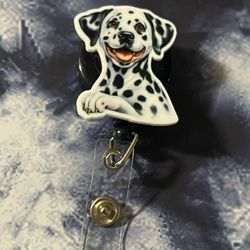 Dalmatian Badge Reel