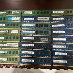 4Gb -DDR3 For Desktop Lot Of (#24) $180