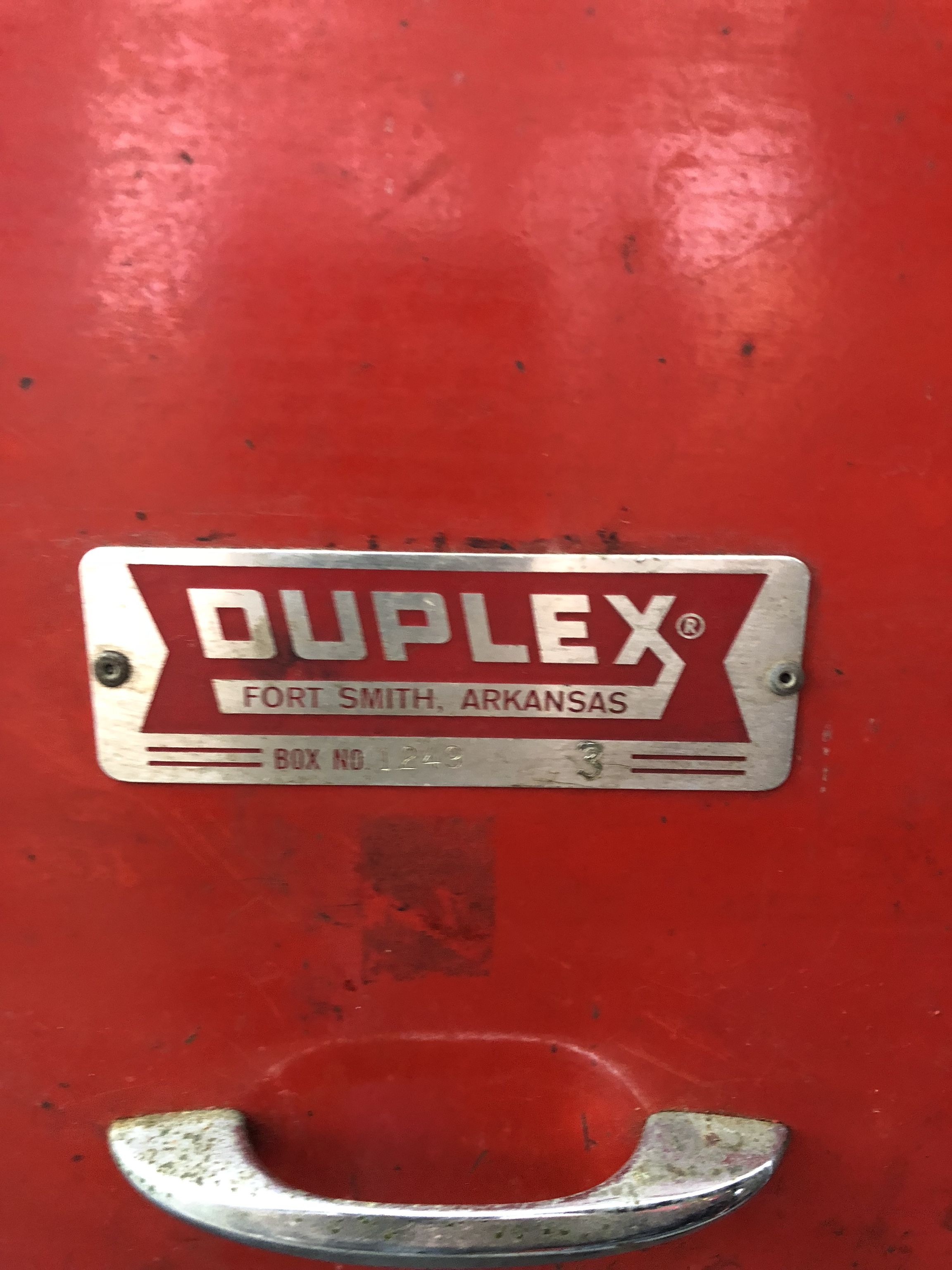 Vintage Duplex 6 Drawer Tool Box In Good Condition
