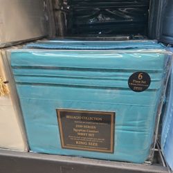 New 6pc King Deep Pocket Sheet Set All Sizes Available 