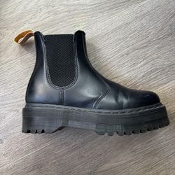 Vegan Leather Doc Marten Chelsea Boots