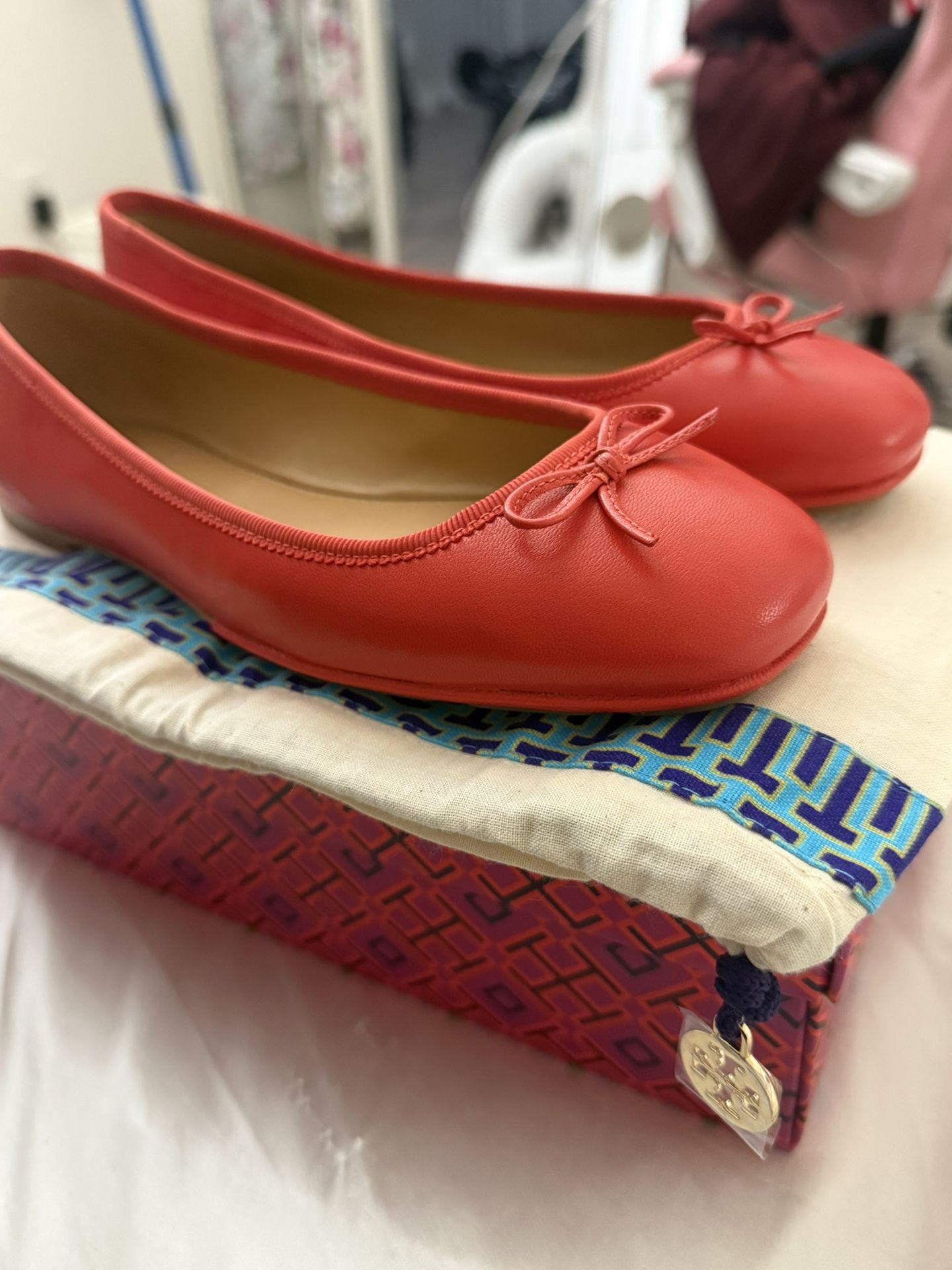 vintage tory burch ballet flats