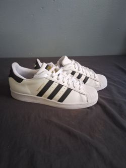 Adidas Superstar White Black Sneakers
