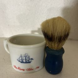 Vintage Old Spice Shave Mug & Brush