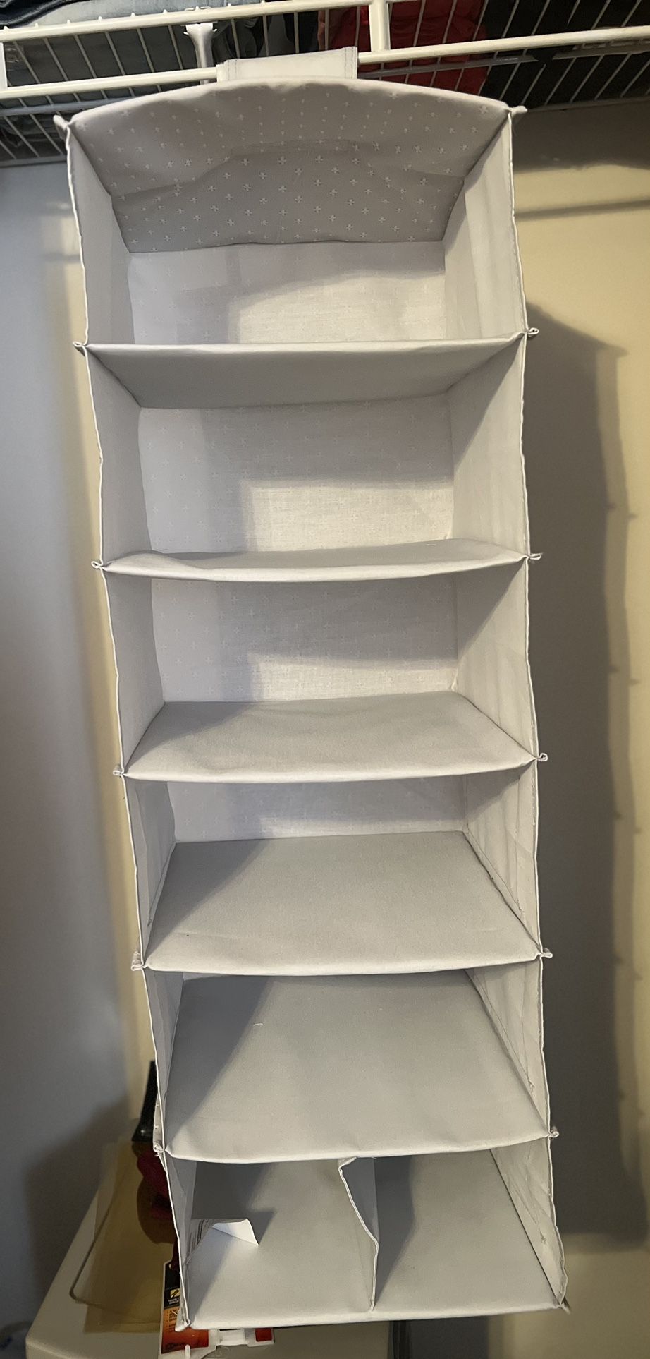 Collapsible Hanging Closet Organizer, with Storage Shelves