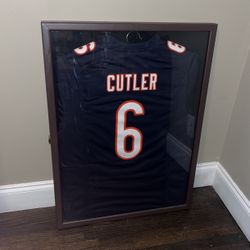 Framed Jay Cutler Jersey