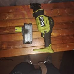 Ryobi One HP SAWS ALL WITH BATTERY AND CHARGER