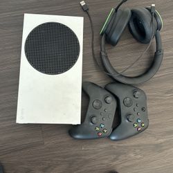 Xbox Series S 2 Controllers And Wireless Headset $225