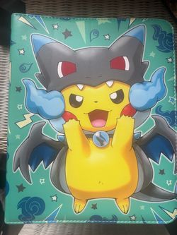 Binder and Pokemon cards