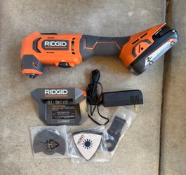 Ridgid 18V Oscillating Multi-Tool Kit R86241KSB + 2AH Battery & Charger New