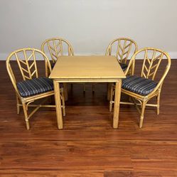 McGuire Vintage Rattan Dining Set - Many More Items In Stock!