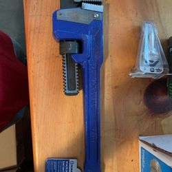 Kobalt 14” Cast Iron Pipe Wrench Heavy duty. Brand new