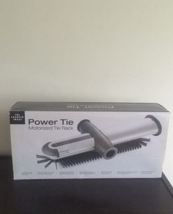Sharper Image PowerTie Motorized Tie Rack-NEW  