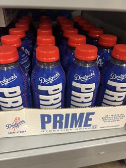 Prime Hydration Rare Blue Dodger Case 12 Pack