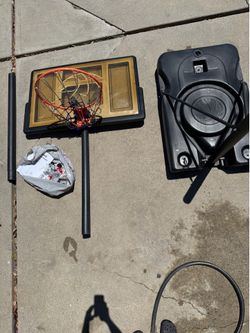 Portable basketball system