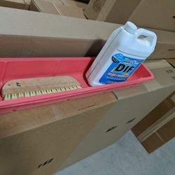 Wallpaper Tray, Brush And Partial Remover