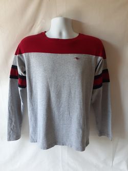 Athletic Works boys red/grey long-sleeve shirt size XL (16-18)