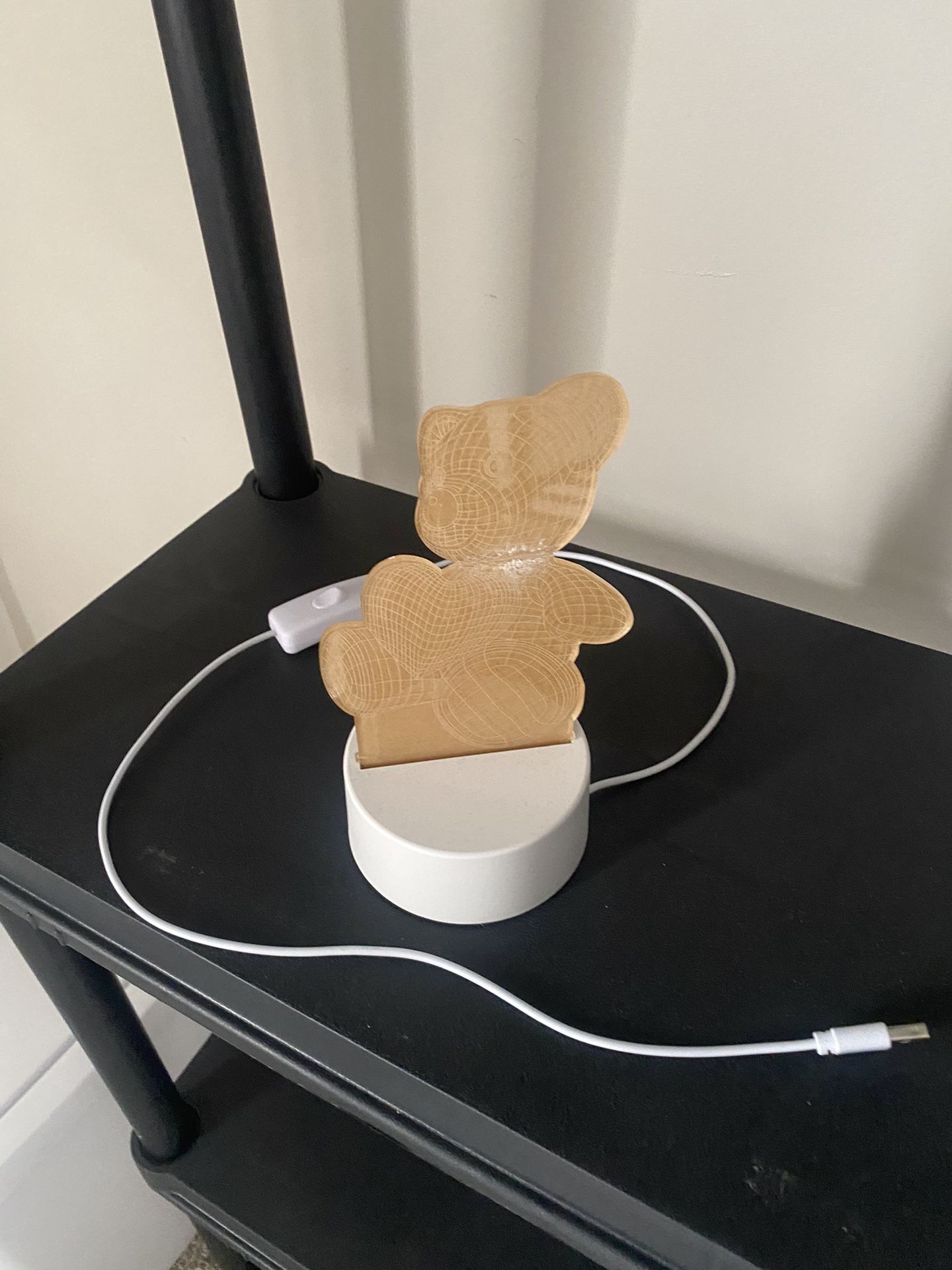 3D TEDDY BEAR KNIGHT LIGHT