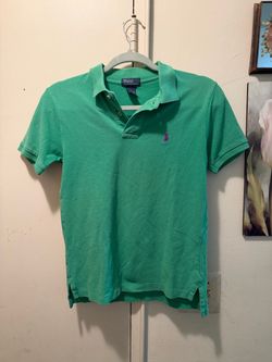 Polo Ralph Lauren Green Short Sleeve Polo Shirt  M(10-12)