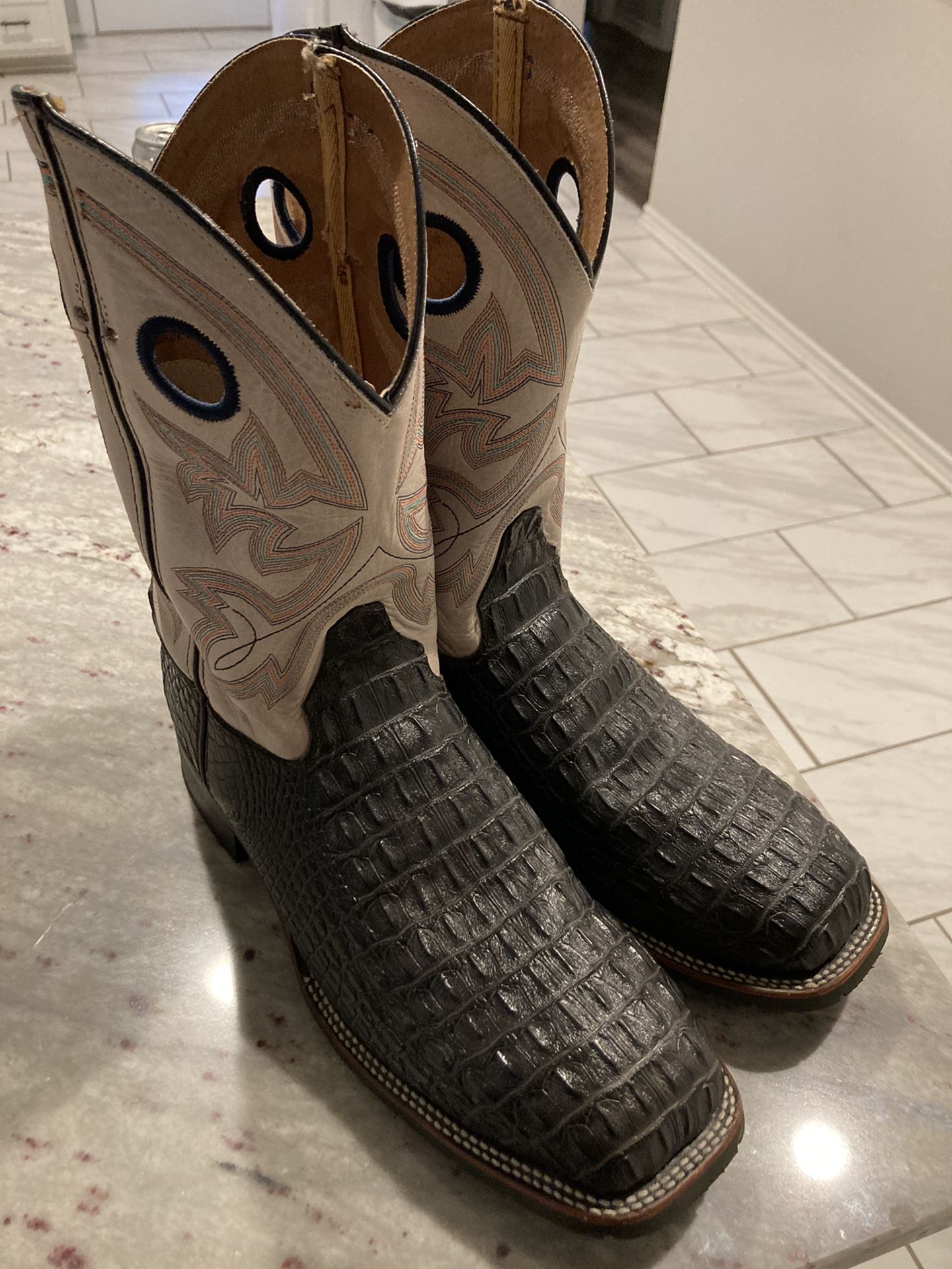 Double h caiman steel 2025 toe boots