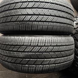 Pair Of 225 45 18 Bridgestone Turanza Run Flat Tires 