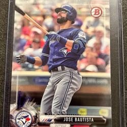 2017 Bowman #10 Jose Bautista Toronto Blue Jays