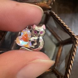 925 Silver Cat Charm