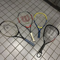 Tennis Racquets Various 